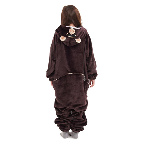 Snuggs Kids Blanket Onesie Monkey